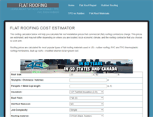 Tablet Screenshot of flatroofs.org